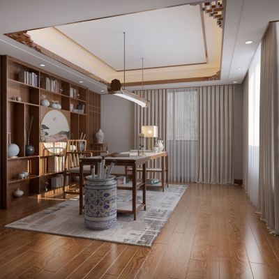 新中式书房