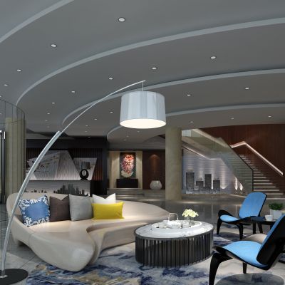 现代公司接待处