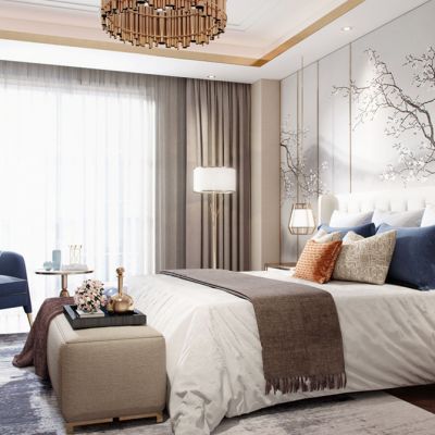 新中式卧室