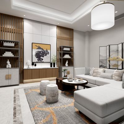 中式客厅沙发组合