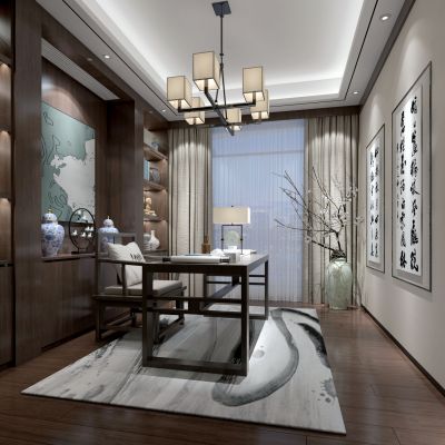 新中式书房