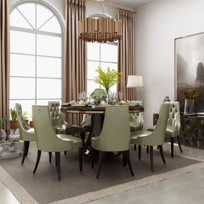 后现代餐桌椅组合