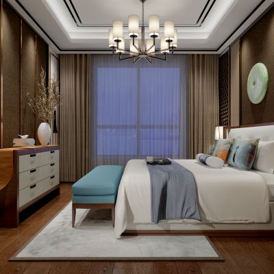 新中式卧室