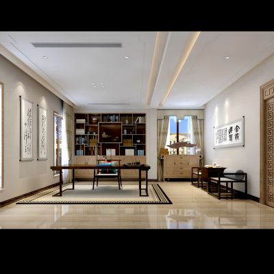 新中式书房