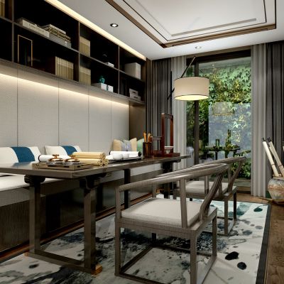 新中式书房