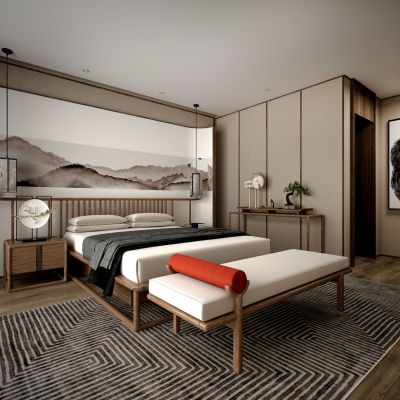 新中式卧室