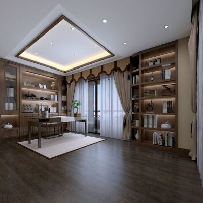 新中式书房