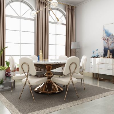 后现代餐桌椅组合