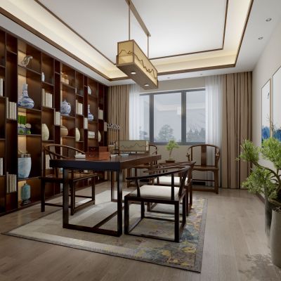 新中式书房