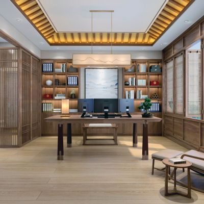 新中式书房