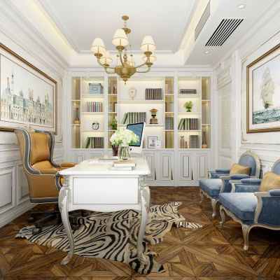 欧式书房