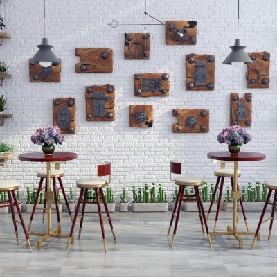 后现代简约吧桌椅组合