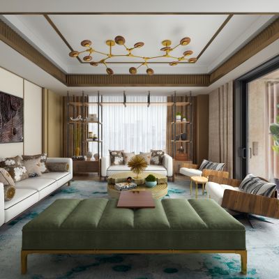 现代轻奢客厅