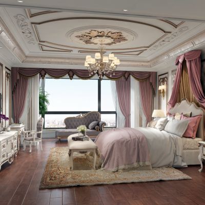 欧式卧室女儿房