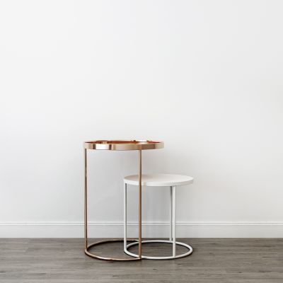 现代实木圆几组合