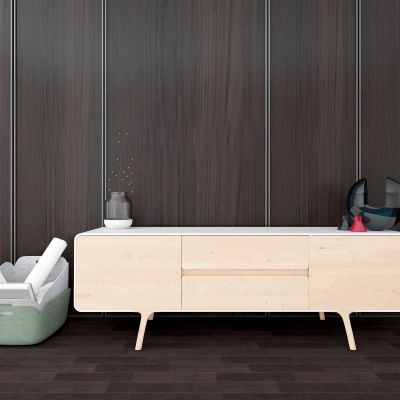 现代简约边柜组合