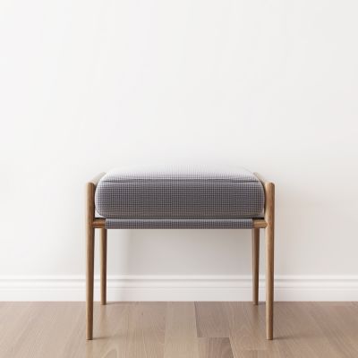 新中式布艺单人凳