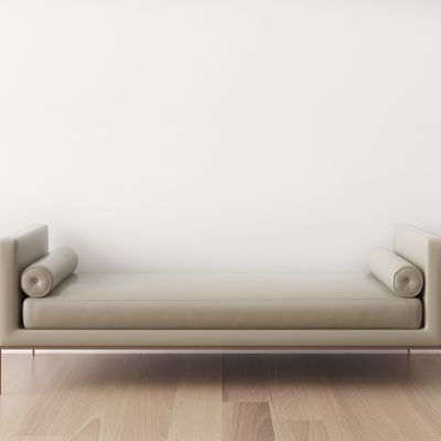 现代轻奢金属沙发凳