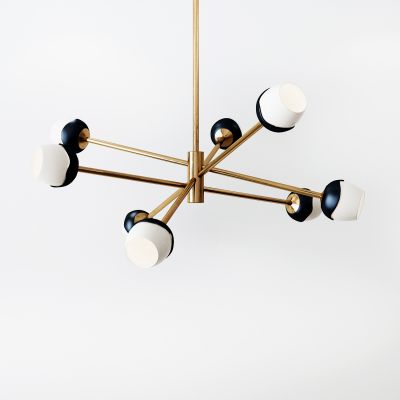 现代金属多灯泡吊灯