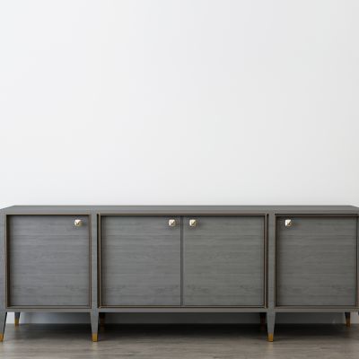 现代实木电视柜