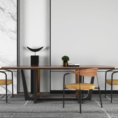 现代桌椅组合