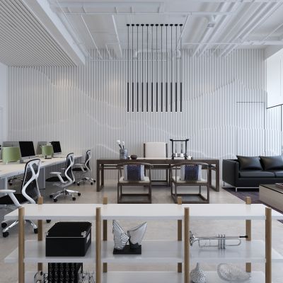 现代办公室  财务室 