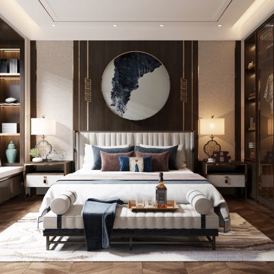 中式风格的卧室