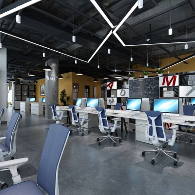 现代综合办公区 