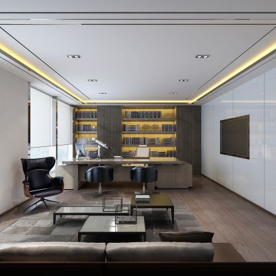 现代轻奢总经理办公室