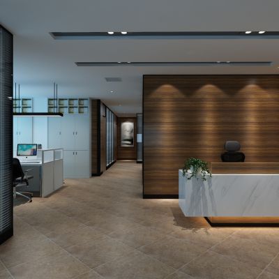 现代公司前台