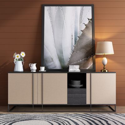 现代轻奢地柜餐边柜饰品