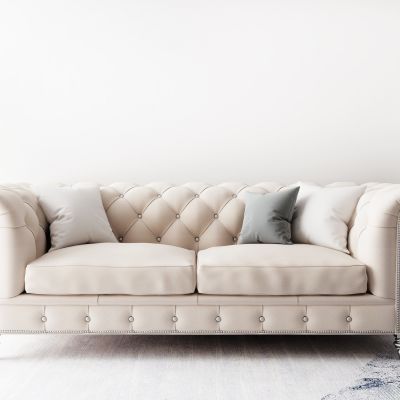 简欧布艺双人沙发