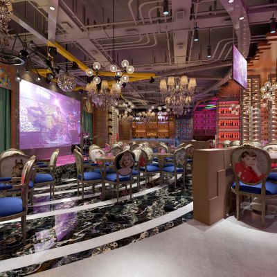 欧式工业风酒吧