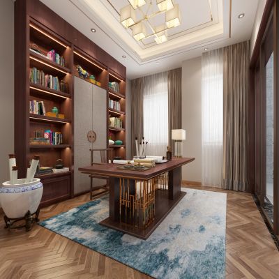 新中式书房