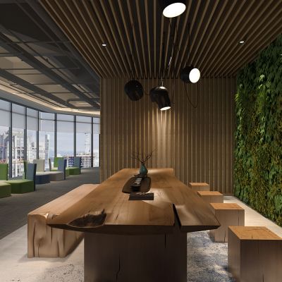 现代公司接待处