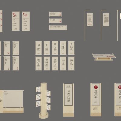 指示牌 导视牌 标识牌