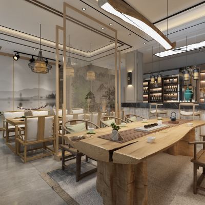 新中式茶馆茶室