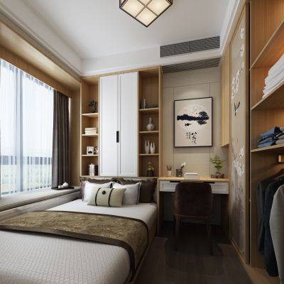 新中式榻榻米卧室
