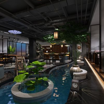 新中式茶馆茶室