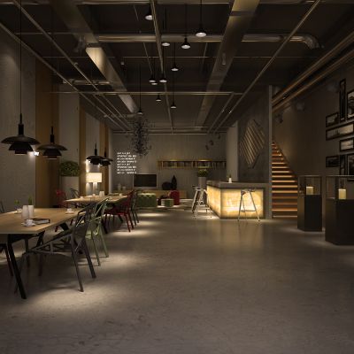 工业风咖啡厅