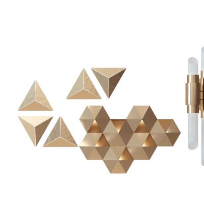 现代金属壁灯