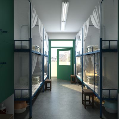 现代寝室上下床