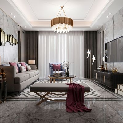 现代风格客厅
