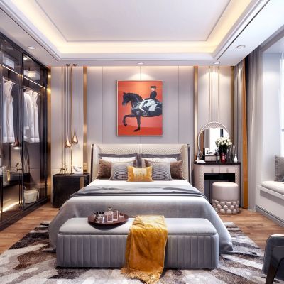 现代轻奢卧室