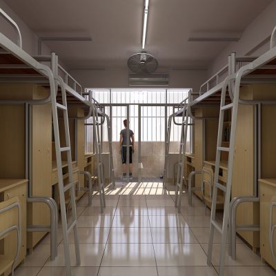 现代寝室上下床