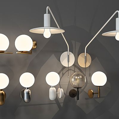 现代壁灯组合