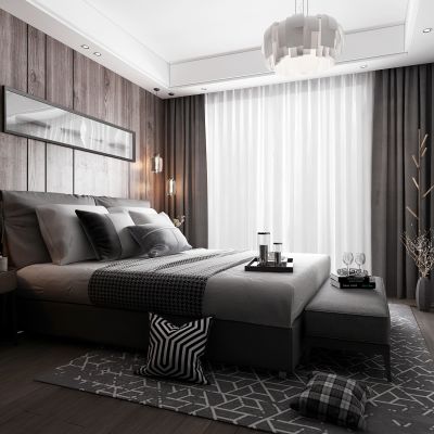 现代卧室