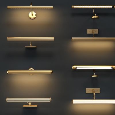 简欧镜前灯组合