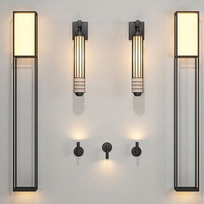 新中式铁艺壁灯组合