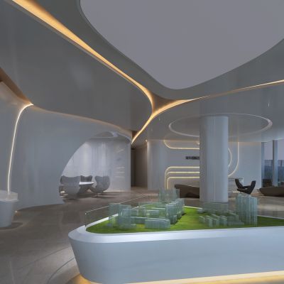 现代售楼处沙盘